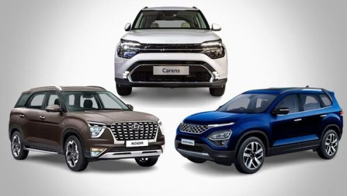 Carens vs Alcazar vs Safari: How much boot-space does your 3-row car offer?