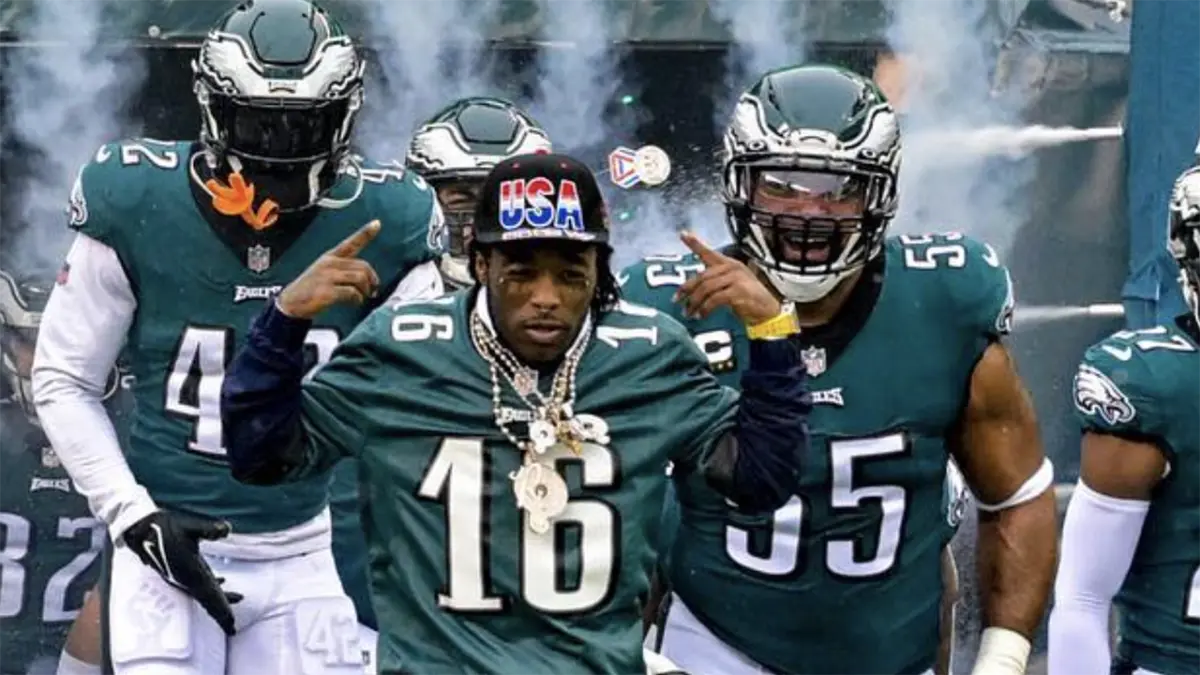 Lil Uzi Vert Crowned A 'Rockstar' By Philadelphia Eagles' A.J. Brown After  Locker Room Convo