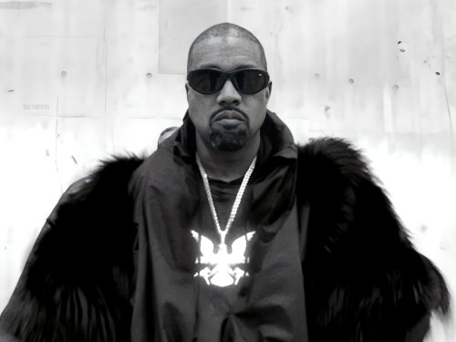 The musician Kanye West listens to “twice as much as anything else”