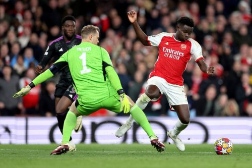Ian Wright shares 10-word reaction after Bukayo Saka incident in Arsenal draw v Bayern Munich