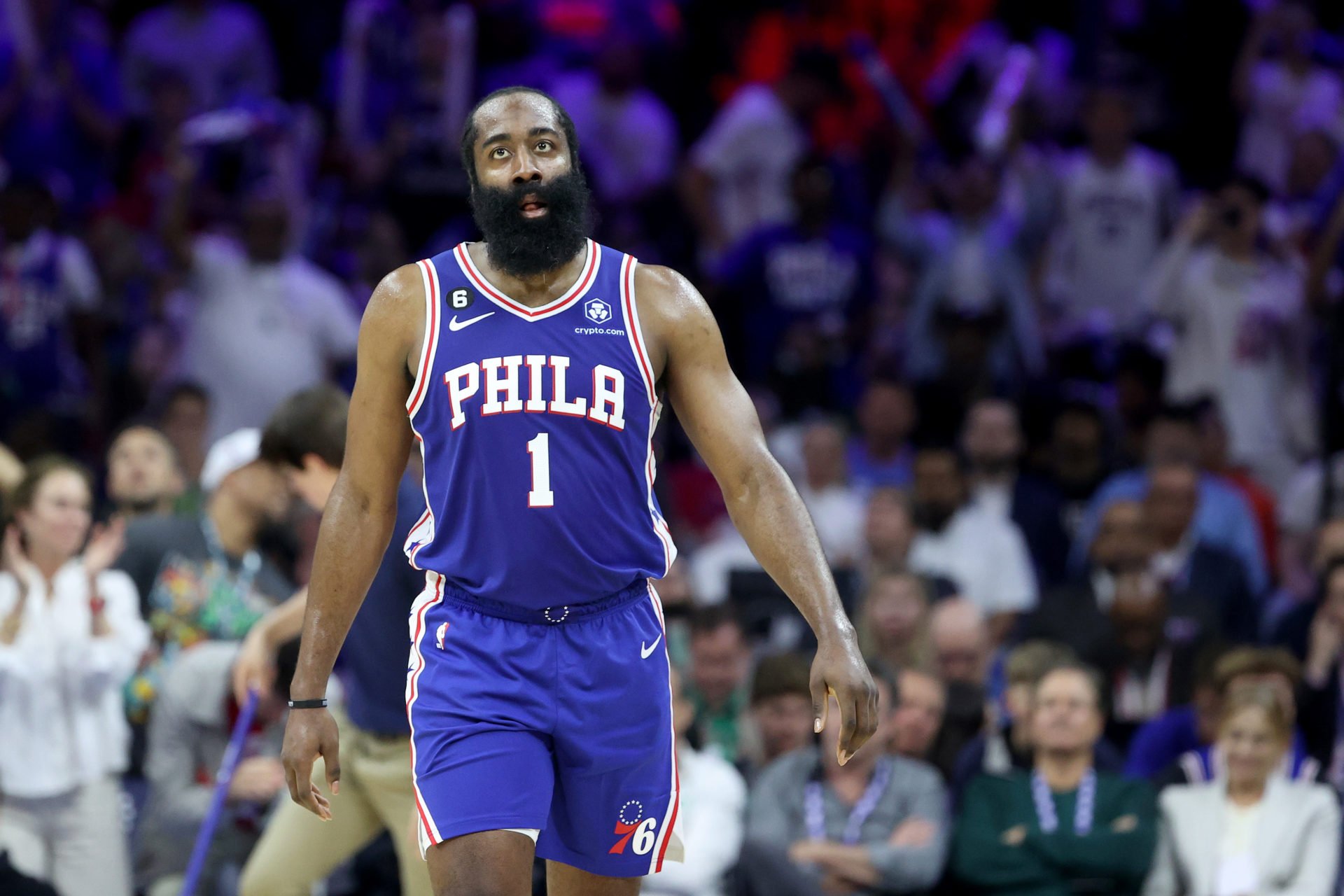 Image of James Harden 'partying in club shirtless' go viral after ...