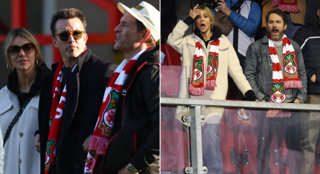It’s Always Sunny cast celebrate Wrexham win by pouring pints for fans