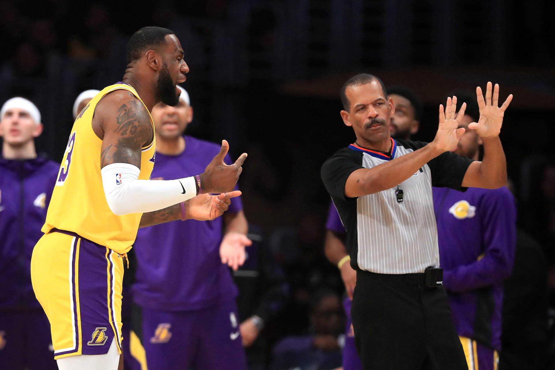 Fans' mind-blown after post  claims LeBron James has 0-82 record with referee 