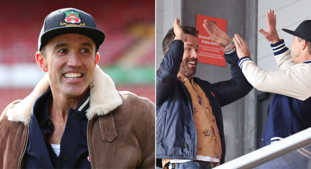 Ryan Reynolds and Rob McElhenney celebrate first Wrexham promotion as owners