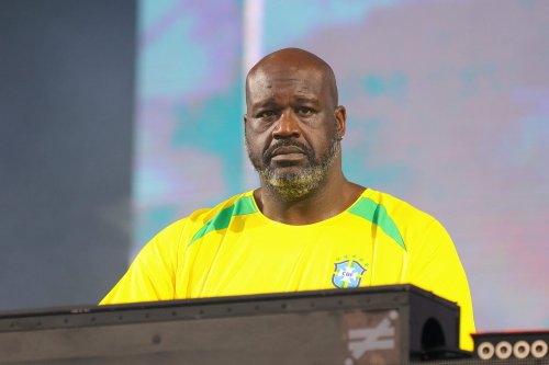 Shaquille O’Neal looks hurt after addressing Taylor Swift and Travis Kelce’s wedding snub