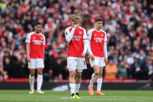 Gary Lineker reacts to Arsenal defeat to Aston Villa at Emirates Stadium
