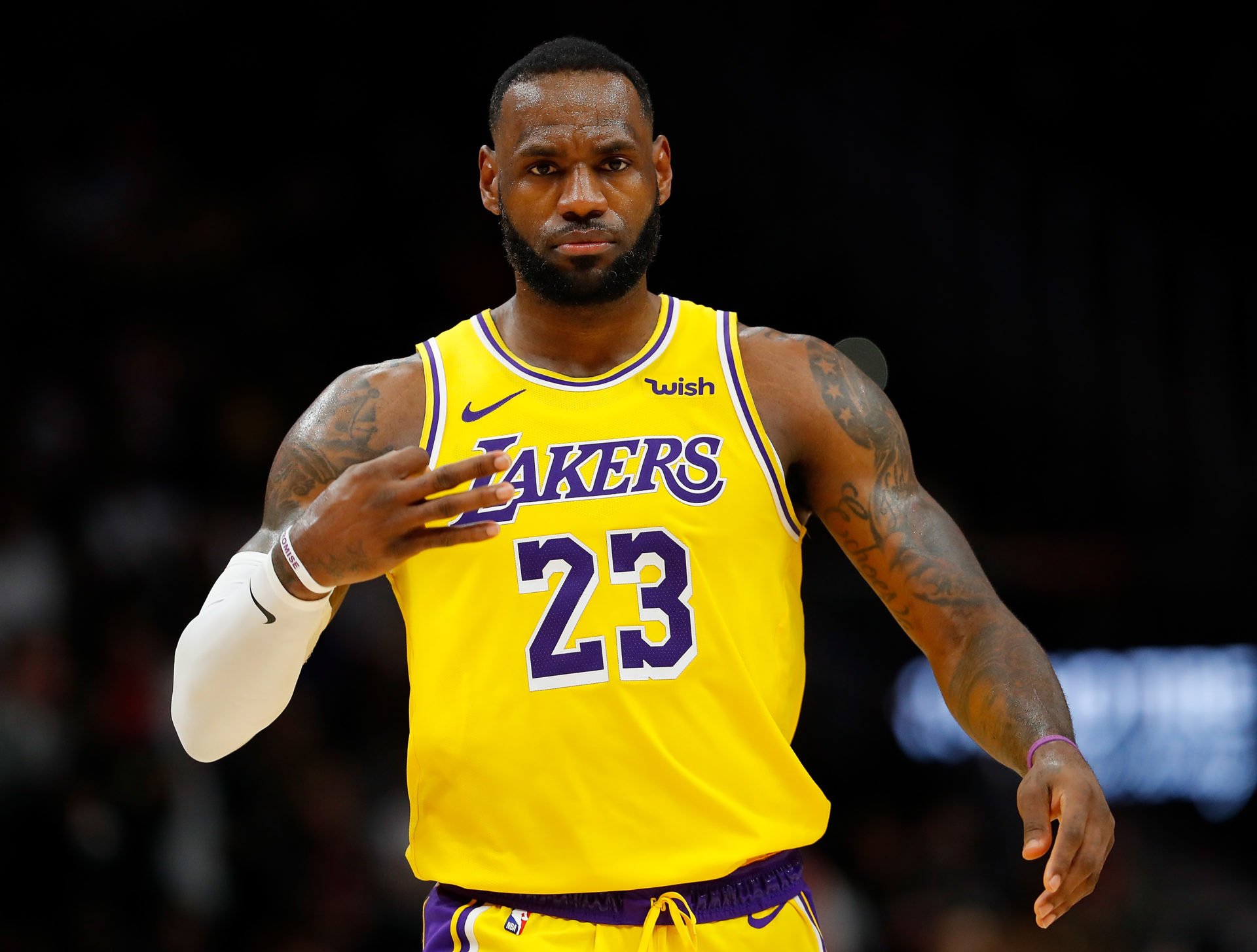Did LeBron James request a trade from the Lakers?