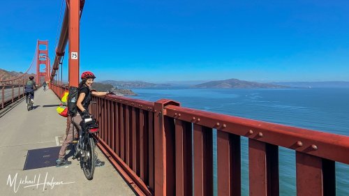 Bike the Bridge: Biking across the Golden Gate Bridge in San Francisco