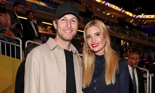 Ivanka Trump nails a chic denim on denim while at NBA All-Star game with her family