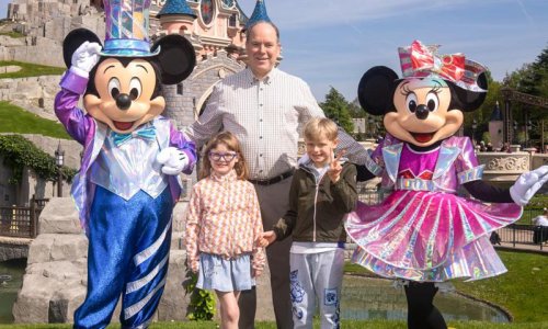 Prince Albert of Monaco visits Disneyland Paris with his twins: See photos