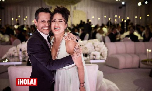 Salma Hayek shares never-seen-before photos of Marc Anthony and Nadia Ferreira’s wedding