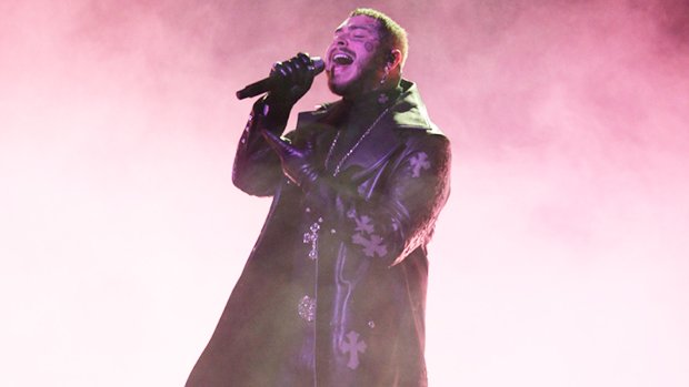 Post Malone Delivers A Haunting Performance Of ‘Hollywood’s Bleeding’ At The Grammys