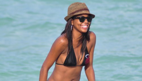 gabrielle union in bikinis