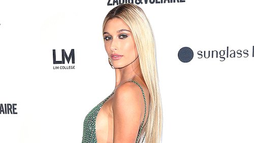 Hailey Bieber Sizzles In Green Silk Lingerie For New Victorias Secret Ad Photos Flipboard 