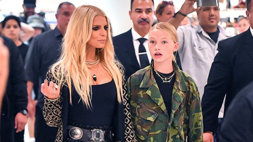 Jessica Simpson Stuns In Leather Romper With Maxwell, 10, Who Is So Tall, & Ace, 9, & Birdie, 3