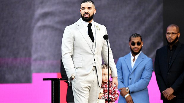Drake’s Son Adonis, 3, Clings To His Dad & Cries At The BBMAS: See Pics & Video From His 1st Awards Show