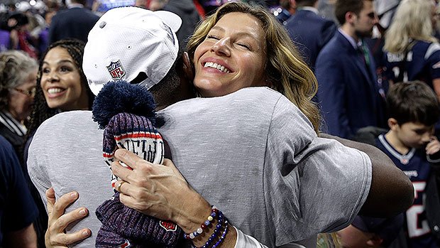 Gisele Bundchen Proudly Shows Off Her ‘TB12’ Top In Support Of Hubby Tom Brady In Super Bowl Selfies