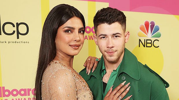 Priyanka Chopra Looks Like A Goddess In Gold Next To Hubby Nick Jonas At The BBMAs – See Pics