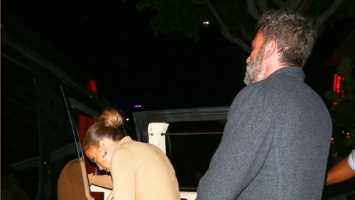 Ben Affleck Grabs Jennifer Lopez’s Backside As She Gets Into The Car On Date Night