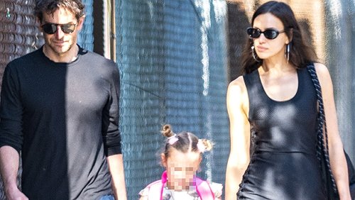 Bradley Cooper & Irina Shayk Hold Hands With Daughter Lea, 6, In New York City: Photos