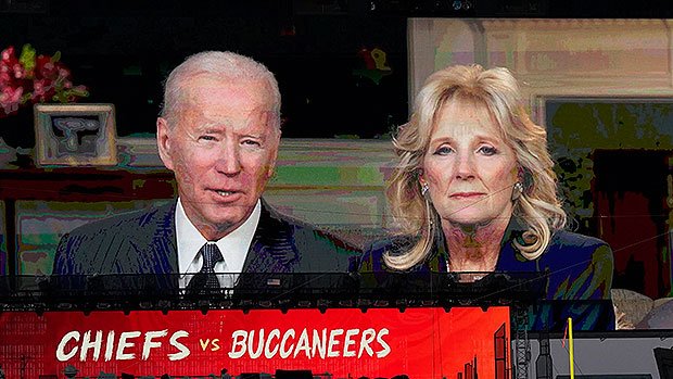 Joe & Jill Biden Honor First Responders At Super Bowl & Lead Moment Of Silence For Victims Of COVID-19