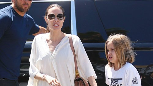 Angelina Jolie & Lookalike Daughter Vivienne, 15, Smile While Out Together in NYC: Photos