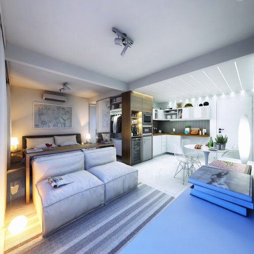 2 Super Small Apartments Under 30 Square Meters