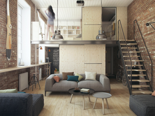 A Super Small Apartment That Adapts To Its Owner's Needs