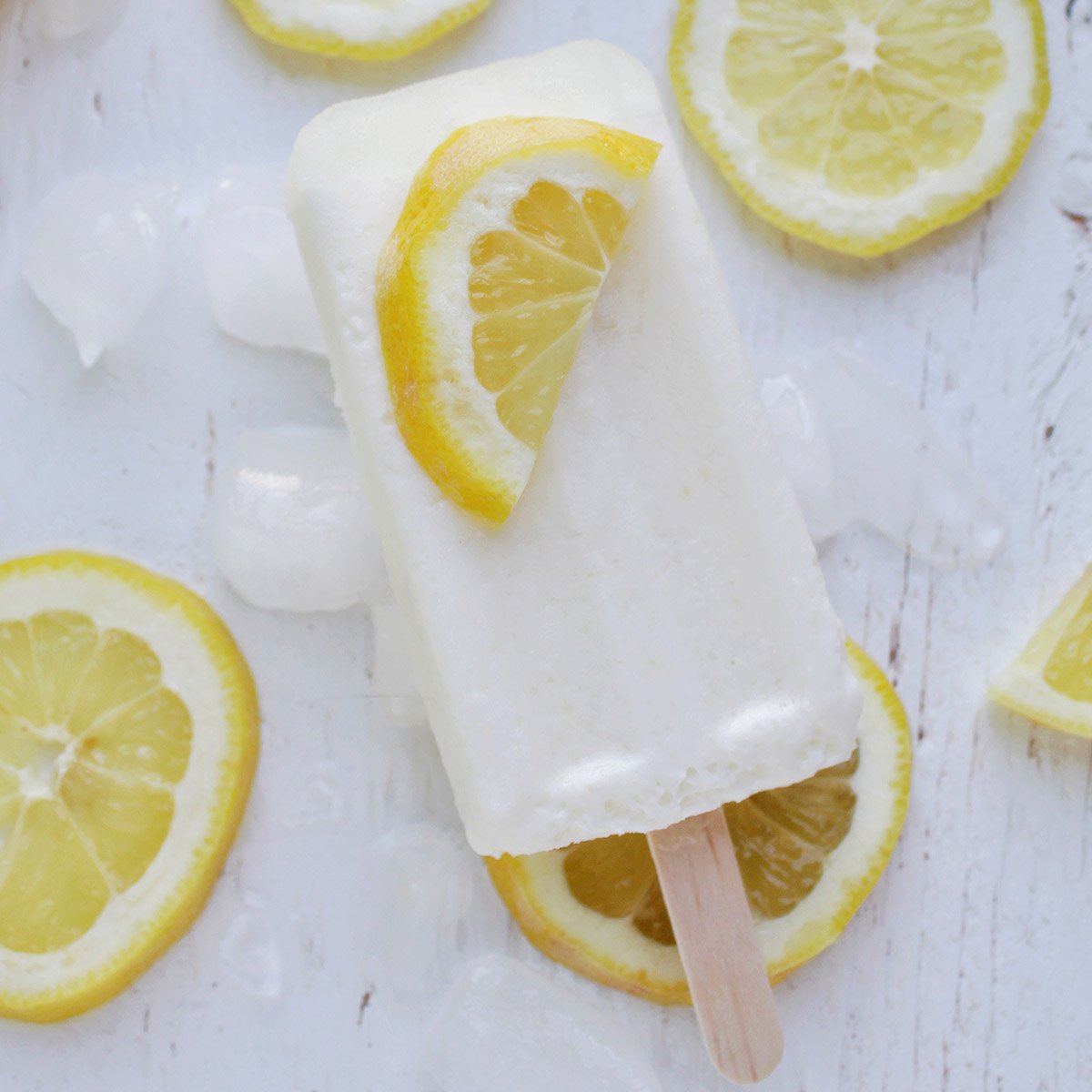 Lemonade Popsicles (4 Ingredients) - Homebody Eats