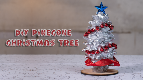 DIY Pinecone Christmas Tree for Last-Minute Holiday Decorations