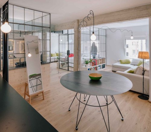 Refurbished Apartment Gets Rid Of All Its Doors And Partitions