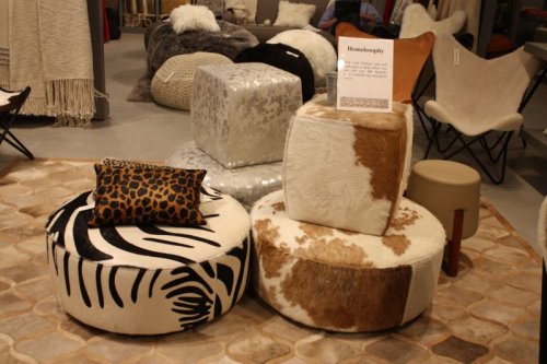 How To Use A Cowhide Ottoman To Create A Cowboy-Chic Decor