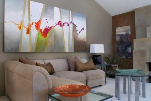 How To Use Abstract Wall Art In Your Home Without Making It Look Out Of Place