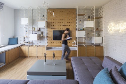 Modern Apartment Design Focused On Flexibility And Modularity
