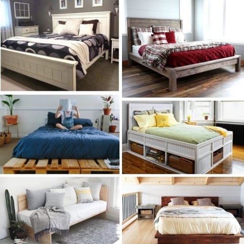 20 Simple Diy King Size Bed Frame Ideas With Plans Flipboard