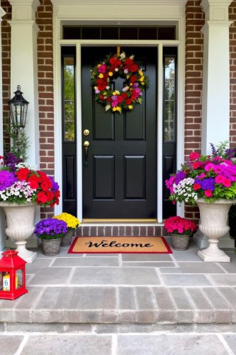 20 Front Porch Flower Pot Ideas for a Welcoming Entryway