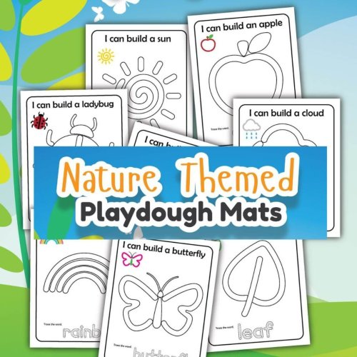 Nature Playdough Mats