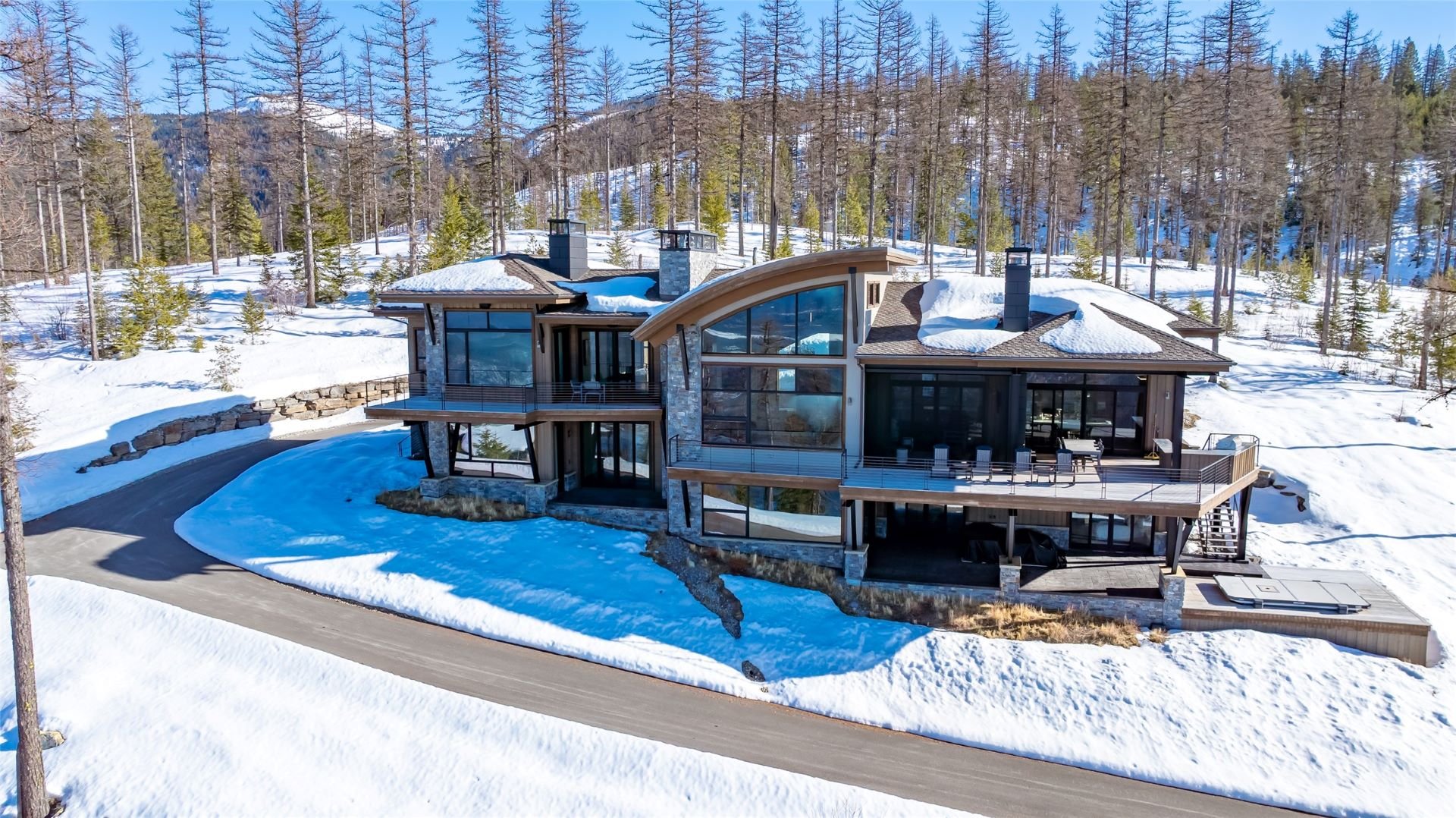 5. Discover This 6,240 Sq. Ft. Mountain Home in Whitefish, MT