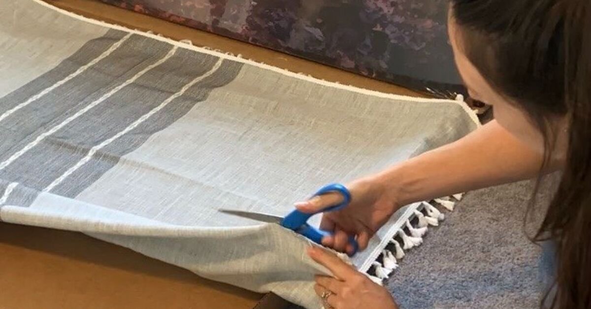 Cheap Large DIY Pillows (with a No Sew Option)