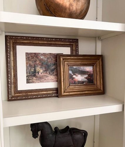 Make Your Own DIY Moody Vintage Faux Oil Painting For Free
