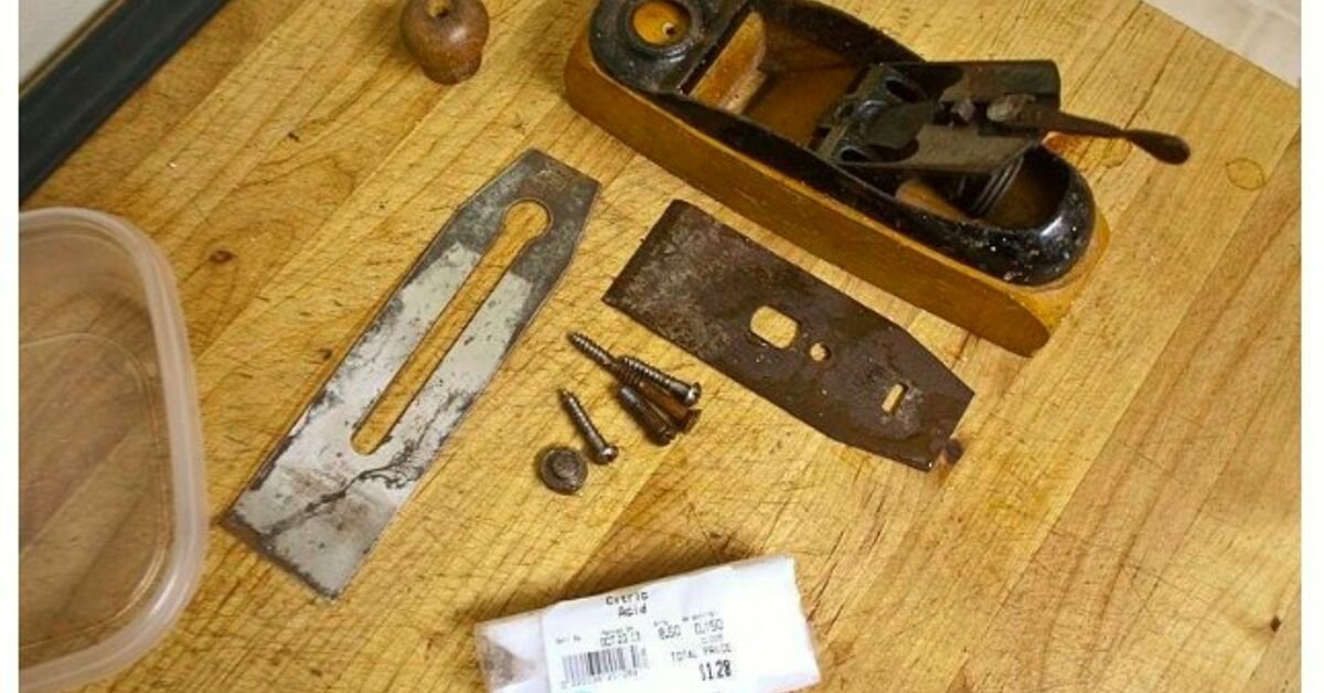 How To Clean Rust From Steel Tools With Citric Acid DIY