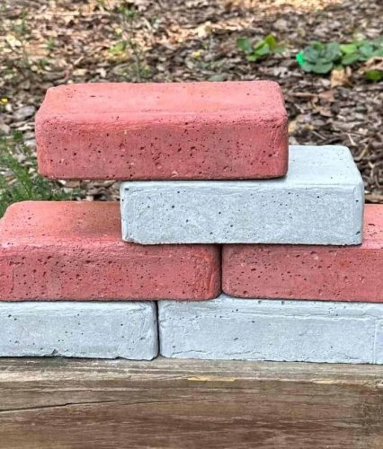 Make DIY Concrete Bricks (That Look Real)