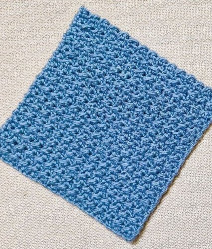 Learn How To Crochet Washcloth With Even Moss Stitch