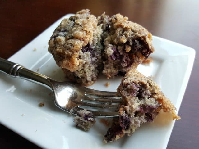 Individual Blueberry Coffee Cakes with Streusel Topping