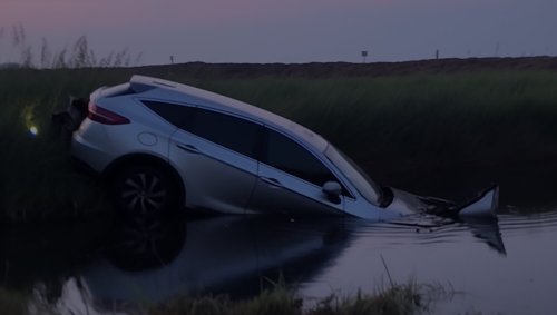 2 Dead After Tesla and Subaru Fall As Far As 50 Feet Into San Mateo Lagoon, Following Crash