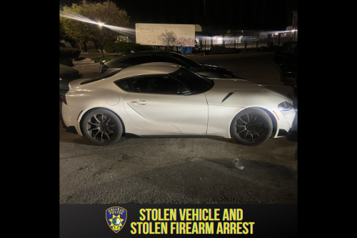 Vallejo Police Use Tech-Savvy Owner's App to Recover Stolen Toyota Supra and Seize Loaded Gun