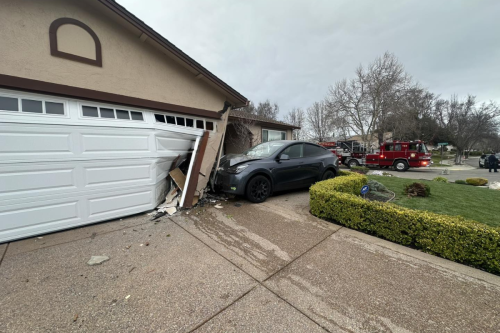 Pleasanton Building Struck by Vehicle, Prompting Emergency Crews to Secure Site