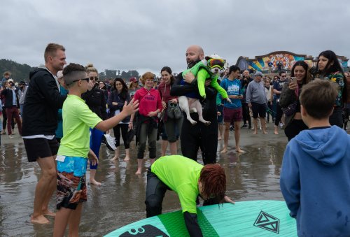 PHOTOS: World Dog Surfing Championships in Pacifica