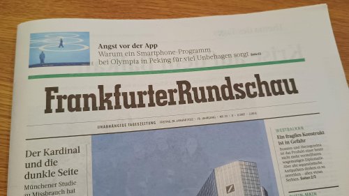 Nach Beschwerden: Frankfurter Rundschau wird künftig keine AfD-Anzeigen mehr veröffentlichen