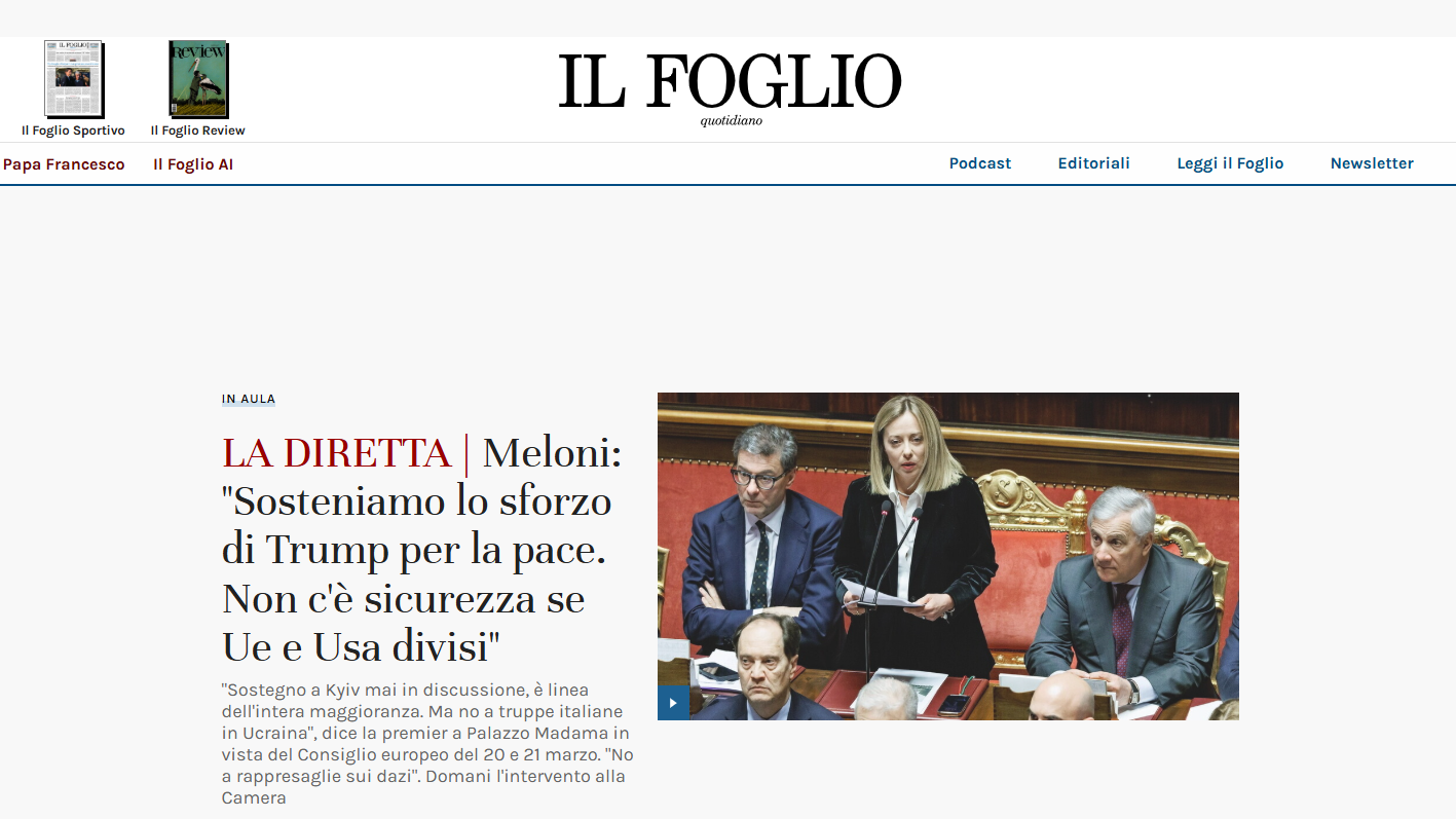 Experiment: Italienische Zeitung veröffentlicht reine KI-Ausgabe - HORIZONT